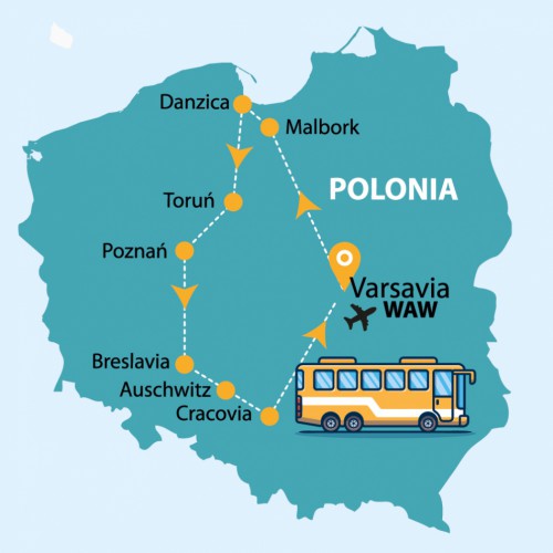 Cartina Segreti della Polonia 2024